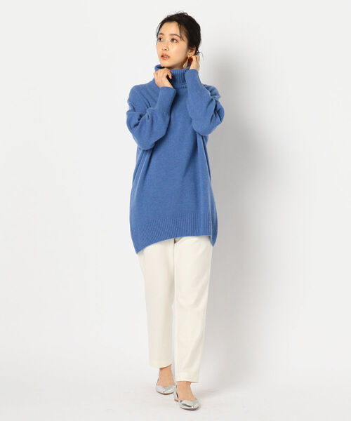 NOLLEY’S（ノーリーズ）の「[新色追加]両面起毛イージータックパンツ（その他パンツ・レディース・ブラック/オリーブ/ベージュ/ホワイト・36/38/34/40）」の16枚目の写真