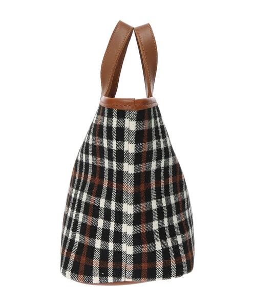 AMERICAN HOLIC（アメリカンホリック）の「チェック柄トート（トートバッグ・レディース・ブラック/ベージュ/オフホワイト・FREE）」の9枚目の写真