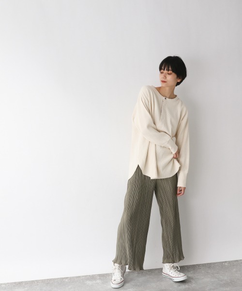 JEANASIS（ジーナシス）の「【YOGA】ワッフルヘンリープル