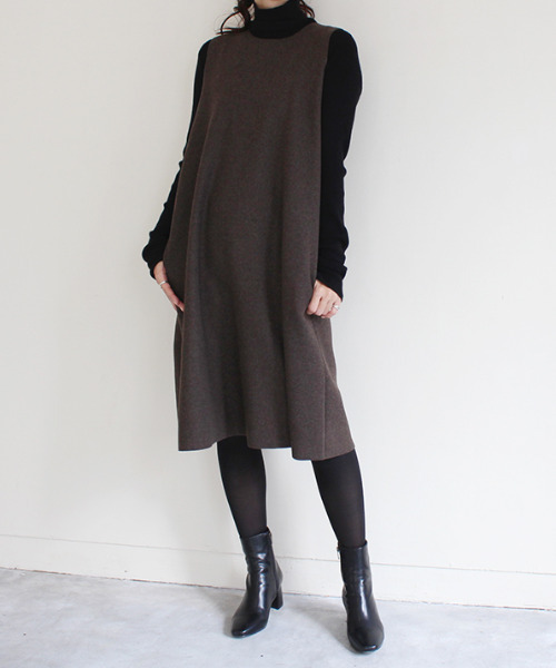ウールノースリーブワンピース ワンピース Mode Robe モードローブ のファッション通販 Zozotown