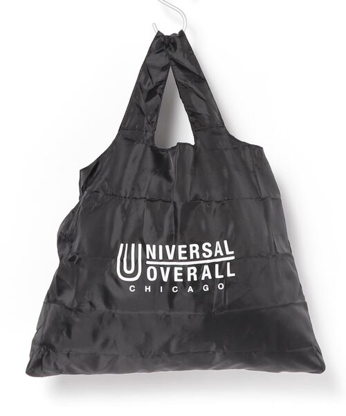UNIVERSAL OVERALL（ユニバーサルオーバーオール）の「【UNIVERSAL OVERALL】SUVO-004 カラビナ付きエコバッグ（エコバッグ/サブバッグ・メンズ・ブラック/カーキ/オレンジ/ダークベージュ・FREE）」の2枚目の写真