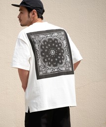 coca（coca） | ヘビーウェイトバックバンダナプリントTシャツ(Tシャツ/カットソー)