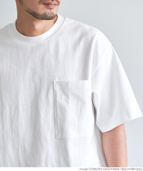 coca（coca）（コカ）の「ヘビーウェイトバックバンダナプリントTシャツ（Tシャツ/カットソー・メンズ・ホワイト/ベージュ・MEDIUM/LARGE）」の8枚目の写真