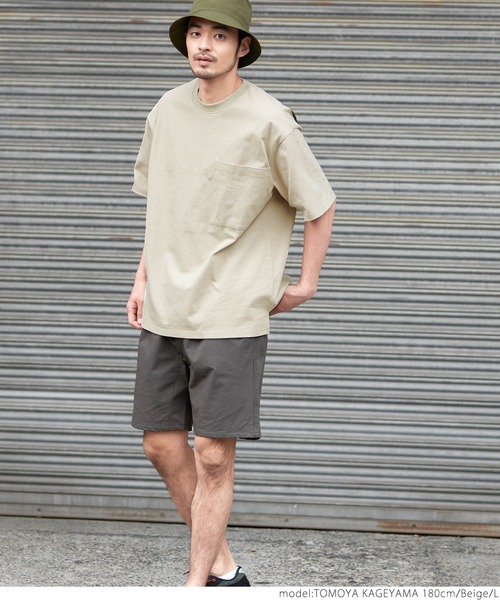 coca（coca）（コカ）の「ヘビーウェイトバックバンダナプリントTシャツ（Tシャツ/カットソー・メンズ・ホワイト/ベージュ・MEDIUM/LARGE）」の12枚目の写真