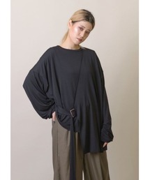 Questioning（クエスチョニング）の「【Questioning】変型ロングスリーブTシャツ ユニセックスジェンダーレス（Tシャツ/カットソー）」