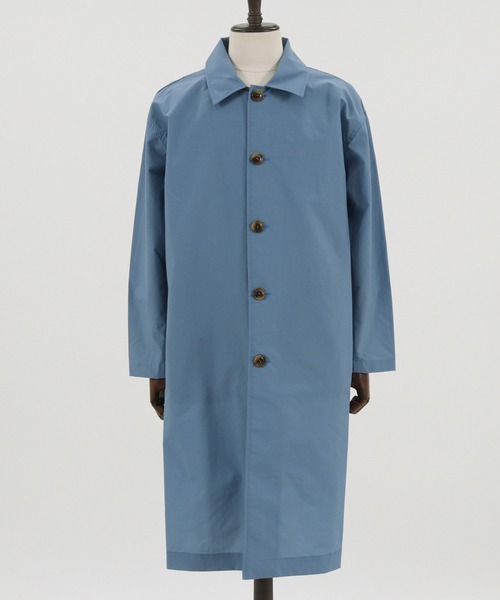 CAMBIO(カンビオ)の「mj7800-MACLOWLY ステンカラーコート(ステンカラーコート・メンズ・サックスブルー/ピンク/サンドベージュ/ネイビー・L/M)」の6枚目の写真