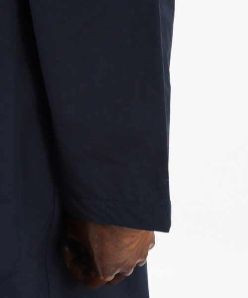 CAMBIO(カンビオ)の「mj7800-MACLOWLY ステンカラーコート(ステンカラーコート・メンズ・サックスブルー/ピンク/サンドベージュ/ネイビー・L/M)」の13枚目の写真