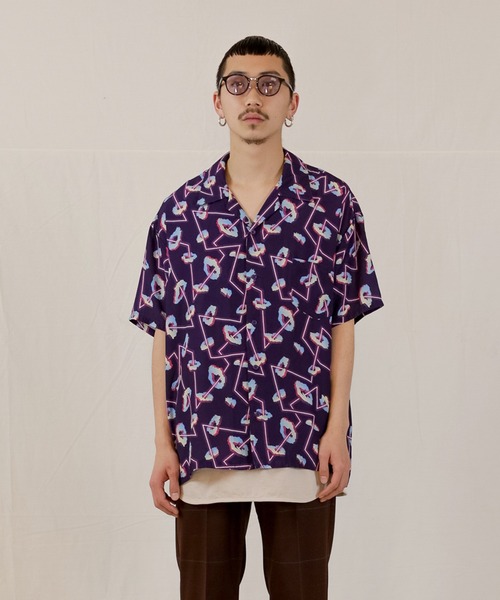 Iroquois（イロコイ）の「NEON LEOPARD H/S SH（シャツ/ブラウス