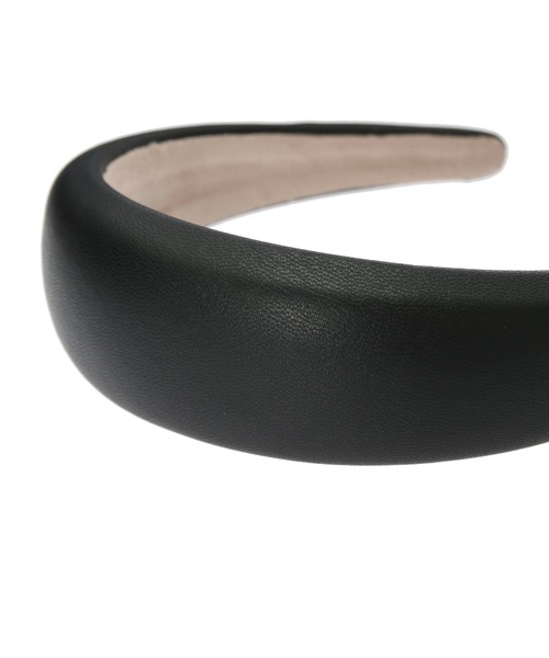 ALEXIA STAM（アリシアスタン）の「Wide Hair Band/ワイドヘアーバンド（カチューシャ・レディース・ブラック/ブラウン/グレイッシュベージュ・FREE）」の5枚目の写真