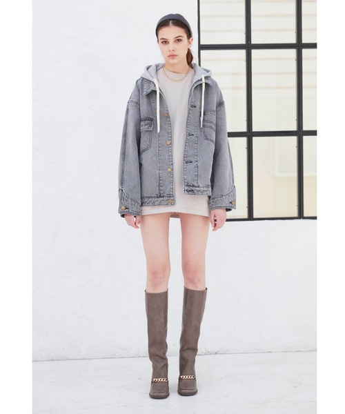 ALEXIA STAM（アリシアスタン）の「Wide Hair Band/ワイドヘアーバンド（カチューシャ・レディース・ブラック/ブラウン/グレイッシュベージュ・FREE）」の4枚目の写真