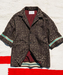 TOMORROWLAND  | コットンジャカードニット ショートスリーブオープンカラーシャツ(シャツ/ブラウス)