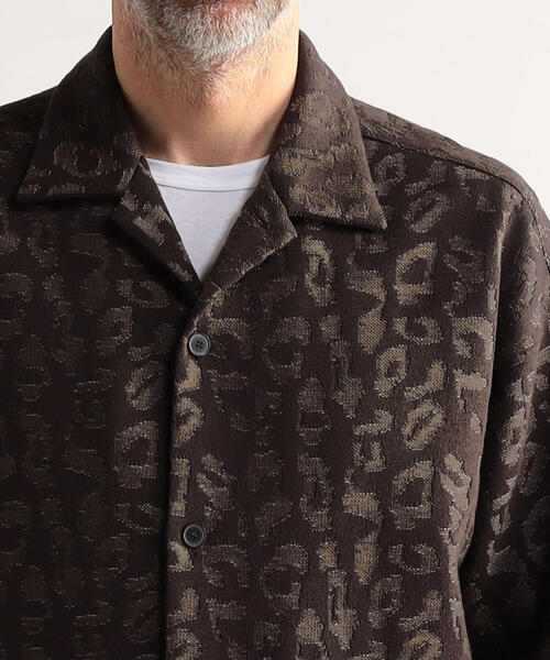TOMORROWLAND (トゥモローランド)の「コットンジャカードニット ショートスリーブオープンカラーシャツ(シャツ/ブラウス・メンズ・ブラウン系その他・S/M)」の12枚目の写真