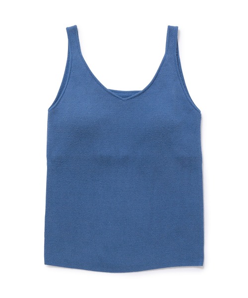 ROPE'(ロペ)の「リブニットカップ付きキャミソール(タンクトップ・レディース・ホワイト/ベージュ/ブルー・38)」の13枚目の写真