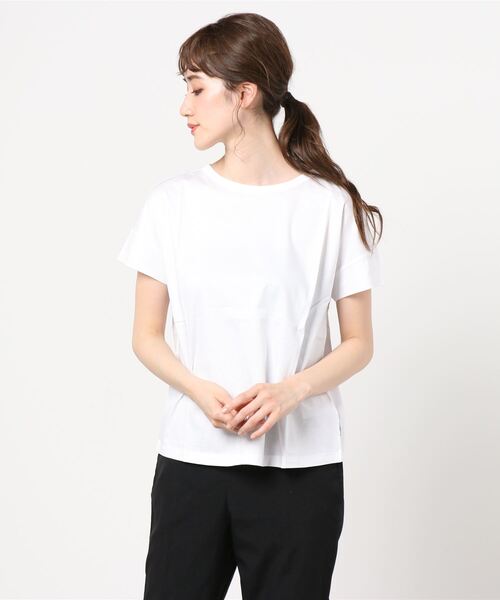 MAISON SCOTCH(メゾンスコッチ)の「半袖Tシャツ【161721】(Tシャツ/カットソー・レディース・ブラック/シャーベット/ホワイト・SMALL/X-SMALL)」の2枚目の写真
