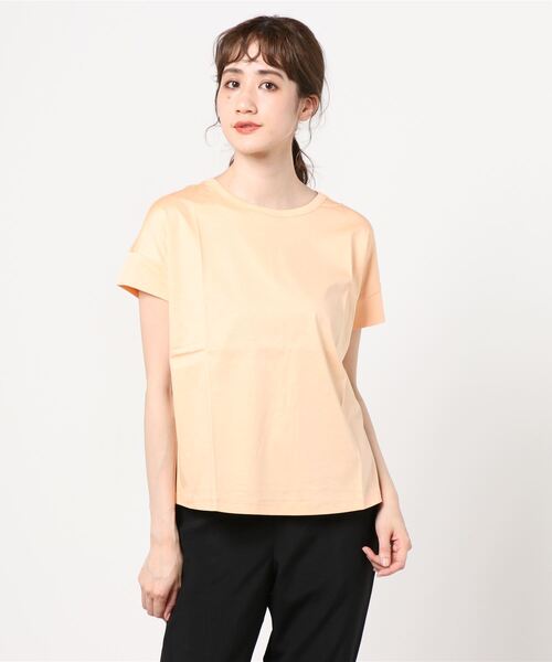 MAISON SCOTCH(メゾンスコッチ)の「半袖Tシャツ【161721】(Tシャツ/カットソー・レディース・ブラック/シャーベット/ホワイト・SMALL/X-SMALL)」の1枚目の写真