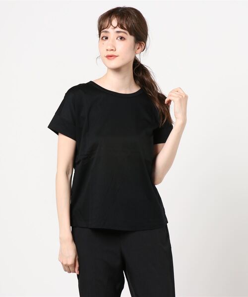 MAISON SCOTCH(メゾンスコッチ)の「半袖Tシャツ【161721】(Tシャツ/カットソー・レディース・ブラック/シャーベット/ホワイト・SMALL/X-SMALL)」の3枚目の写真