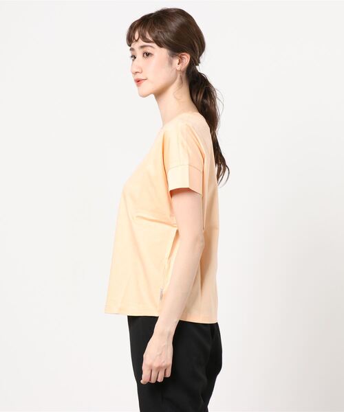 MAISON SCOTCH(メゾンスコッチ)の「半袖Tシャツ【161721】(Tシャツ/カットソー・レディース・ブラック/シャーベット/ホワイト・SMALL/X-SMALL)」の4枚目の写真