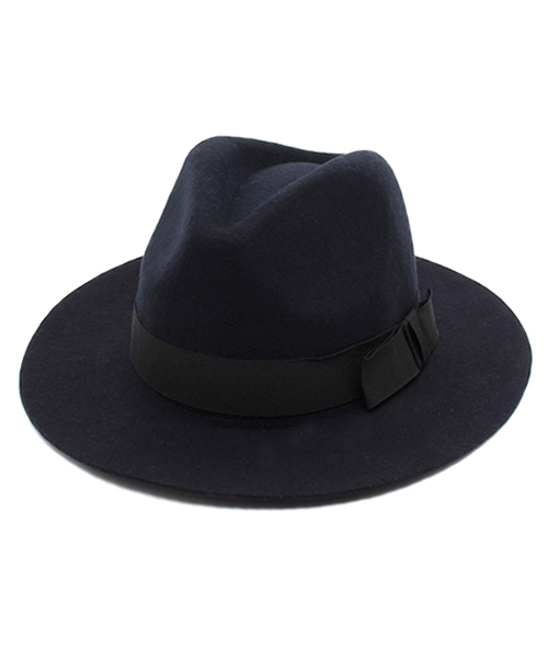 ROSE BUD(ローズバッド)の「S-LR-14207 FELT HAT(ハット・レディース・ブラック/グレー系その他/ネイビー/キャメル/ライトベージュ/アイボリー・ONE SIZE)」の5枚目の写真