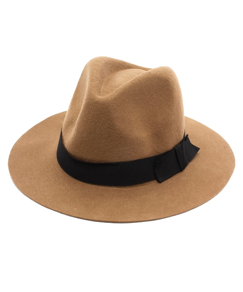 ROSE BUD(ローズバッド)の「S-LR-14207 FELT HAT(ハット・レディース・ブラック/グレー系その他/ネイビー/キャメル/ライトベージュ/アイボリー・ONE SIZE)」の6枚目の写真