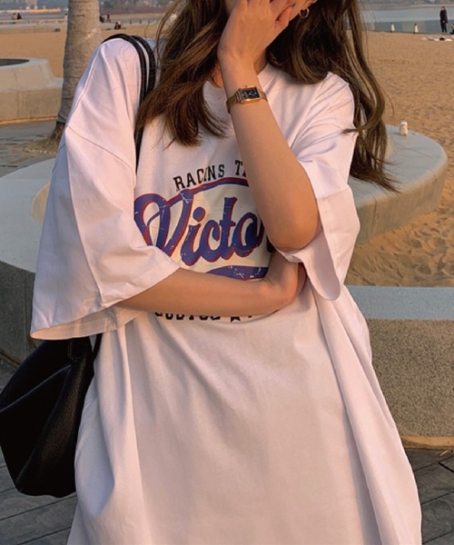 meJane（ミージェーン）の「ストリートプリントロゴカットTシャツ【ZOZOTOWN限定】（Tシャツ/カットソー・レディース・ホワイト/グレー/ブラウン・FREE）」の12枚目の写真