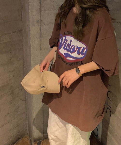 meJane（ミージェーン）の「ストリートプリントロゴカットTシャツ【ZOZOTOWN限定】（Tシャツ/カットソー・レディース・ホワイト/グレー/ブラウン・FREE）」の15枚目の写真