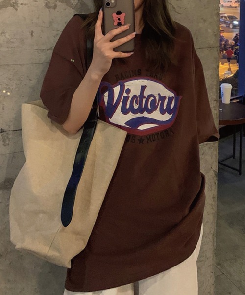 meJane（ミージェーン）の「ストリートプリントロゴカットTシャツ【ZOZOTOWN限定】（Tシャツ/カットソー・レディース・ホワイト/グレー/ブラウン・FREE）」の17枚目の写真