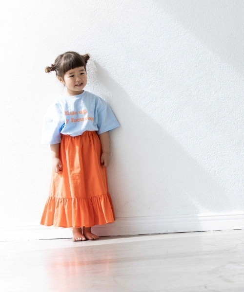 LOWRYS FARM（ローリーズファーム）の「コットンティアードスカート　948662（スカート・キッズ・アイボリー/ブラック/オレンジ・110cm/120cm/130cm）」の13枚目の写真