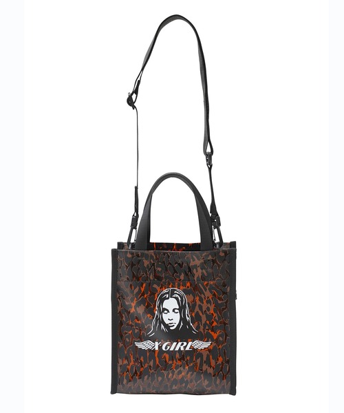 X-girl（エックスガール）の「ANGEL FACE MINI TOTE BAG（トート