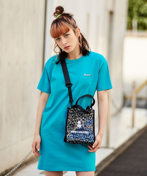 X-girl（エックスガール）の「ANGEL FACE MINI TOTE BAG（トートバッグ・レディース・ホワイト/ブラック/ベージュ・ONE SIZE）」の13枚目の写真