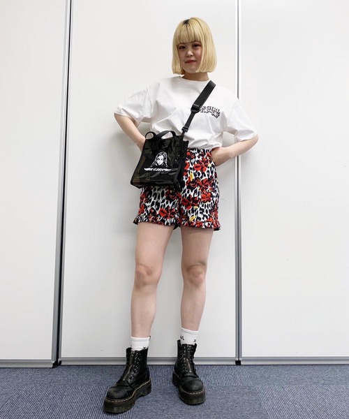 X-girl（エックスガール）の「ANGEL FACE MINI TOTE BAG（トートバッグ・レディース・ホワイト/ブラック/ベージュ・ONE SIZE）」の11枚目の写真