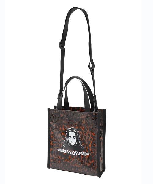 X-girl（エックスガール）の「ANGEL FACE MINI TOTE BAG（トートバッグ・レディース・ホワイト/ブラック/ベージュ・ONE SIZE）」の20枚目の写真