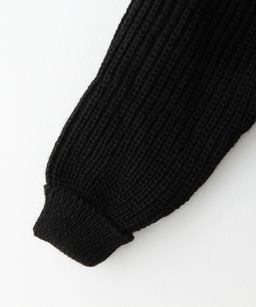 BEAUTY&YOUTH UNITED ARROWS(ビューティーアンドユースユナイテッドアローズ)の「<Oldderby Knitwear> CHUNKY RIB CREW/ニット§(ニット/セーター・メンズ・ブラック/ダークグレー/ロイヤルブルー・SMALL/MEDIUM/LARGE)」の6枚目の写真