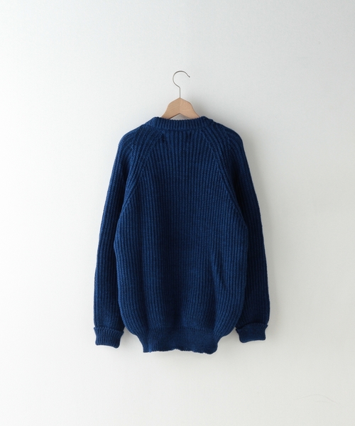 BEAUTY&YOUTH UNITED ARROWS(ビューティーアンドユースユナイテッドアローズ)の「<Oldderby Knitwear> CHUNKY RIB CREW/ニット§(ニット/セーター・メンズ・ブラック/ダークグレー/ロイヤルブルー・SMALL/MEDIUM/LARGE)」の10枚目の写真
