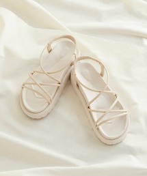 LIPSTAR | 厚底クロスゴムサンダル(サンダル)