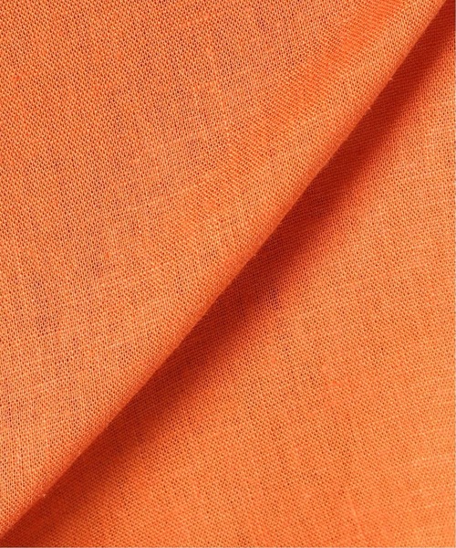 Simplicite（サンプリシテ）の「麻レーヨンバンドカラーブラウス◆（シャツ/ブラウス・レディース・ホワイト/ベージュ/ネイビー/オレンジ・FREE）」の22枚目の写真