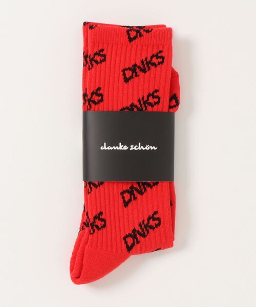 DANKE SCHON(ダンケシェーン)の「DankeSchon/ダンケシェーン/パターンソックス/Pattern Socks(ソックス/靴下・メンズ・レッド/ブルー/ブラック・FREE)」の6枚目の写真