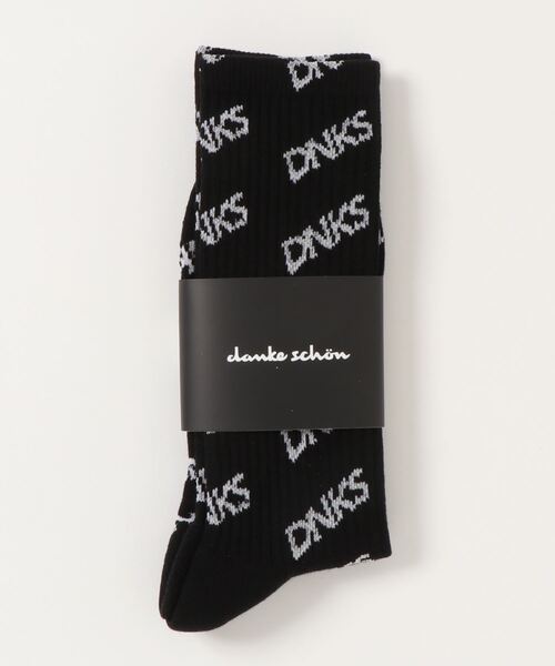 DANKE SCHON(ダンケシェーン)の「DankeSchon/ダンケシェーン/パターンソックス/Pattern Socks(ソックス/靴下・メンズ・レッド/ブルー/ブラック・FREE)」の4枚目の写真