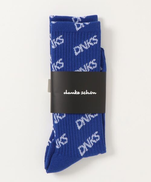 DANKE SCHON(ダンケシェーン)の「DankeSchon/ダンケシェーン/パターンソックス/Pattern Socks(ソックス/靴下・メンズ・レッド/ブルー/ブラック・FREE)」の5枚目の写真