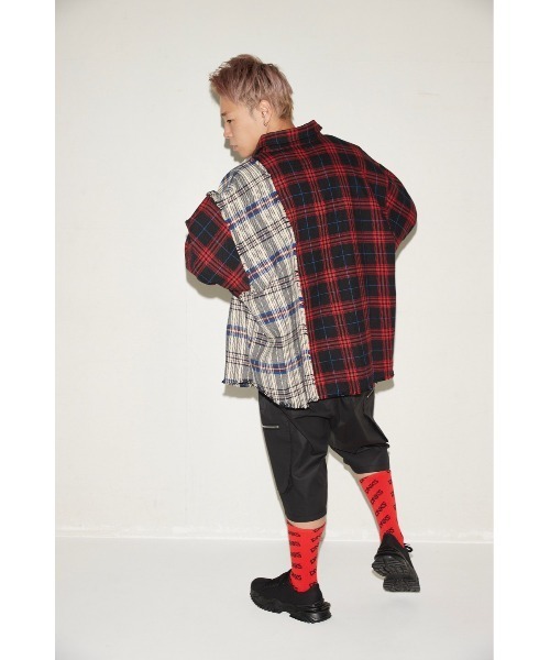 DANKE SCHON(ダンケシェーン)の「DankeSchon/ダンケシェーン/パターンソックス/Pattern Socks(ソックス/靴下・メンズ・レッド/ブルー/ブラック・FREE)」の14枚目の写真