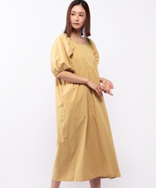 UNRELISH（アンレリッシュ）の「バックシャンリボンカフタンワンピース（ワンピース・レディース・ベージュ/アイボリー・MEDIUM）」の5枚目の写真