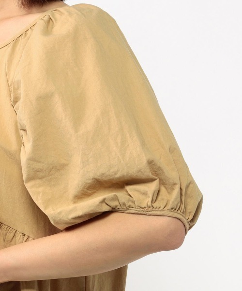 UNRELISH（アンレリッシュ）の「バックシャンリボンカフタンワンピース（ワンピース・レディース・ベージュ/アイボリー・MEDIUM）」の10枚目の写真