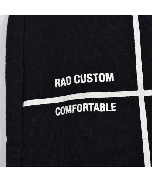 RAD CUSTOM（ラッドカスタム）の「RAD CUSTOM/クロスライン プリント ハーフ パンツ(120~160cm)（その他パンツ・キッズ・パープル/ブラック・120/140/150/130/160）」の7枚目の写真