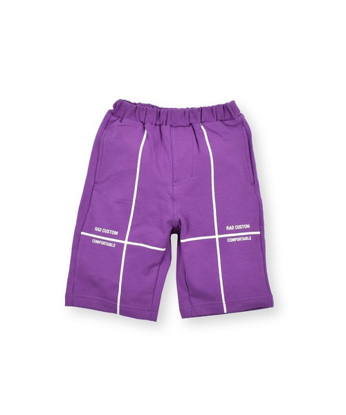 RAD CUSTOM（ラッドカスタム）の「RAD CUSTOM/クロスライン プリント ハーフ パンツ(120~160cm)（その他パンツ・キッズ・パープル/ブラック・120/140/150/130/160）」の9枚目の写真