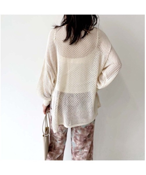 MAISON BREEZE(メゾンブリーズ)の「【MAISON BREEZE】カップ付き リブバックオープンキャミ 193-561-6341(キャミソール・レディース・ブラック/ベージュ/ブラウン/オフホワイト・FREE)」の12枚目の写真