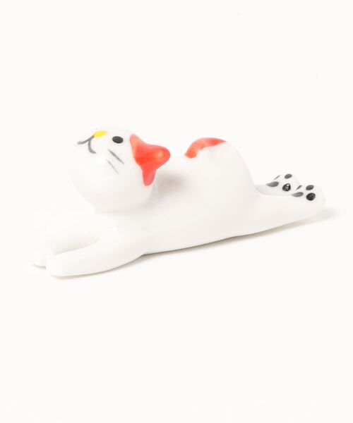 yururira（ユルリラ）の「陶器製アニマル箸置き 17タイプ（カトラリー・レディース・H/P/C/K/B/J/F/N/E/M/D/L/G/O/A/I/Q・FREE）」の13枚目の写真