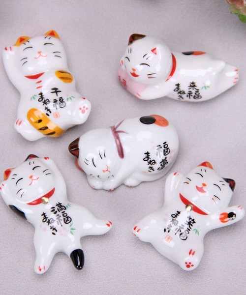 yururira（ユルリラ）の「陶器製アニマル箸置き 17タイプ（カトラリー・レディース・H/P/C/K/B/J/F/N/E/M/D/L/G/O/A/I/Q・FREE）」の19枚目の写真