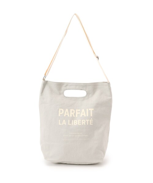 DRESKIP（ドレスキップ）の「◆クリテハンプショルダー（ショルダーバッグ・レディース・チャコールグレー/グレー/グリーン/アイボリー・00）」の4枚目の写真