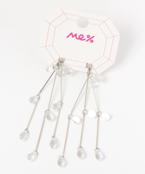 イヤリング アクセサリーロングシズクイヤリング イヤリング Me ミィパーセント のファッション イヤリング アクセサリーロングシズクイヤリング イヤリング Me ミィパーセント のファッション