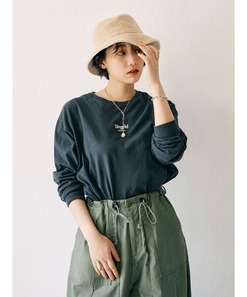 Ungrid（アングリッド）の「リバーシブルボアバケットハット（ハット・レディース・モカ/アイボリー・FREE）」の9枚目の写真