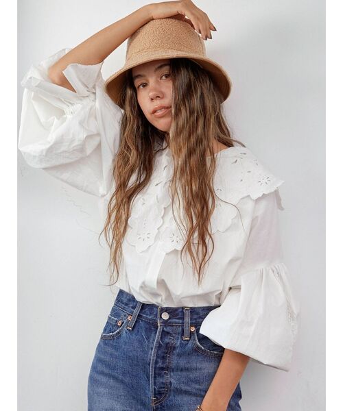 Ungrid（アングリッド）の「リバーシブルボアバケットハット（ハット・レディース・モカ/アイボリー・FREE）」の13枚目の写真